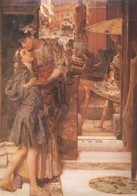 Alma-Tadema, Sir Lawrence The Parting Kiss (mk24) oil painting image